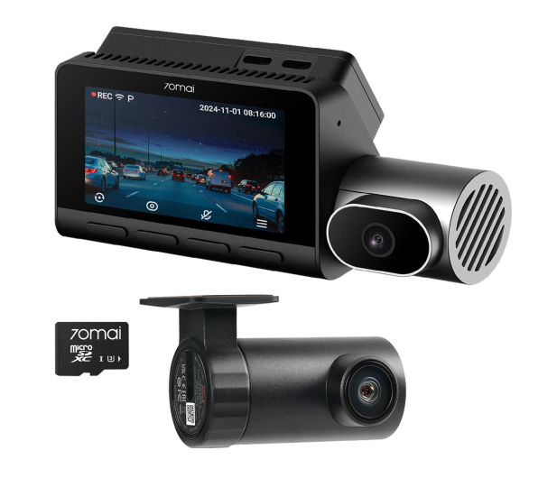70MAI T800 4K/HDR/GPS + kamera tylna RC24 + SD 256GB T800-2-256G - 1368487 - zdjęcie